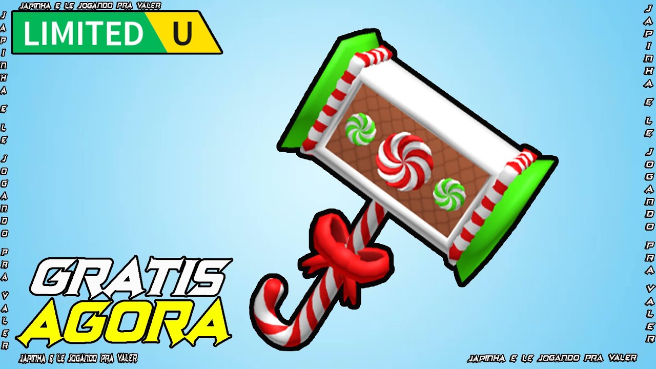 Katana de Natal Limited UGC Grátis agora no Roblox Evento 2023 FREE LIMITED  