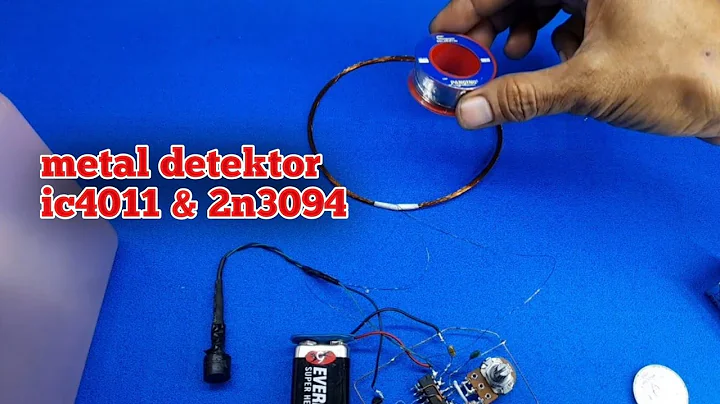 CD4011 metal detector TYPE #1