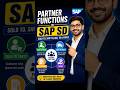 Learn Partner Functions in SAP SD in just 60 seconds! Sold to, Ship to, Bill to, Payer