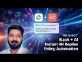 YOUR COMPANY NEEDS THIS! HR AI Bot Using n8n + RAG + Slack