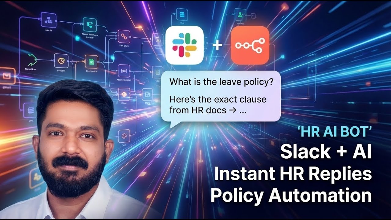 YOUR COMPANY NEEDS THIS! HR AI Bot Using n8n + RAG + Slack - YouTube