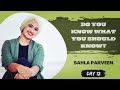 Do you know what you should know ? | minimalism challenge day 12 | Sahla Parveen