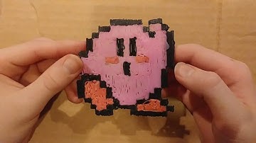 3D Pen | Kirby Pixel Art