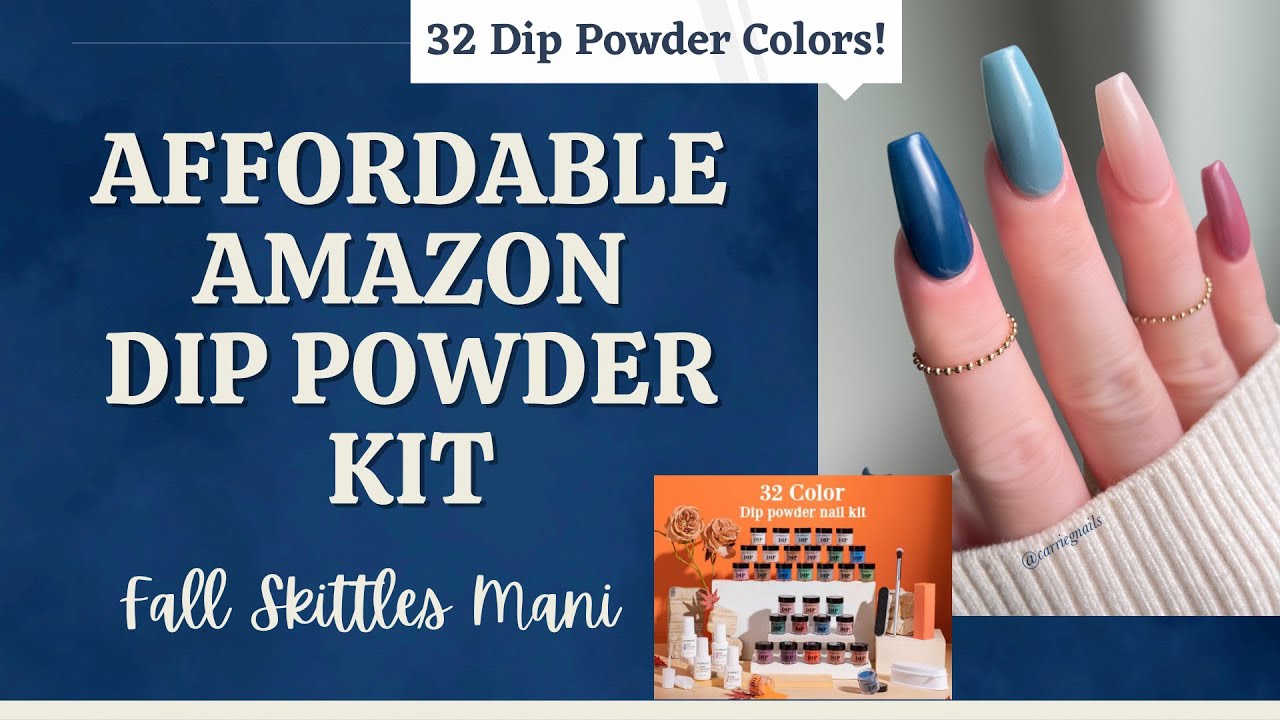 AZURE beauty color changing dip powder kit review! 