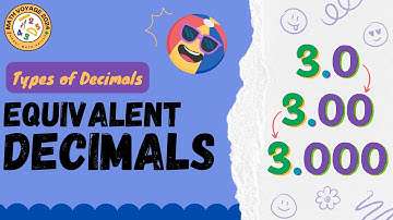 Equivalent Decimals vs Equivalent Fractions & Trailing Zeros Explained!