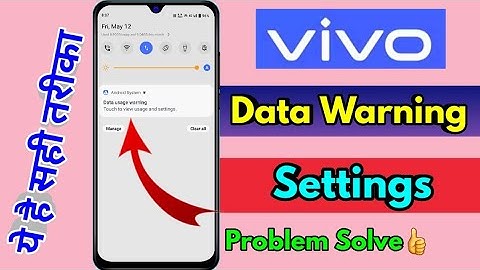 how to off data warning in vivo phone, vivo data warning problem