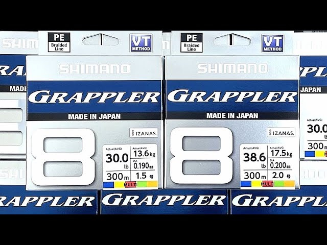 Shimano Grappler 8 Premium PE Braid Fishing Line – Allways Angling