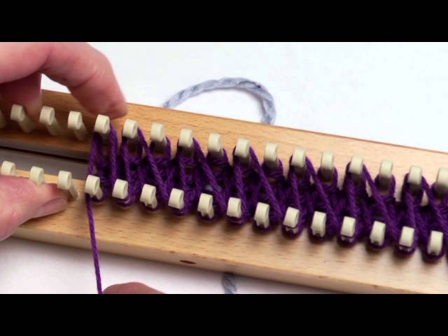 How to Loom Knit a Cabled Scarf with a rectangular loom (DIY Tutorial) 