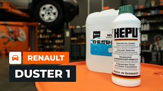 A hűtőfolyadék cseréje RENAULT DUSTER 1 gépkocsinál [AUTODOC ÚTMUTATÓ]