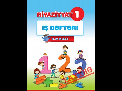 Riyaziyyat iş dəftəri 1-ci sinif səh.  14-15. Məsələ həlli