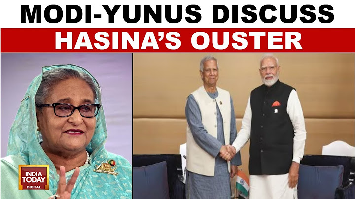 India-Bangladesh Meet: PM Modi And Yunus Discuss Hasina's Ouster In Meet | India Today News
