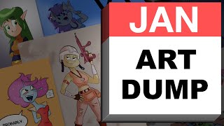 January Art Dump (2020)