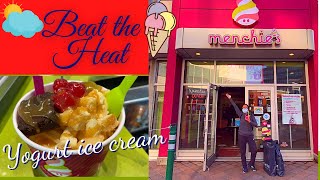MENCHIE'S frozen yogurt ice cream(taste test)