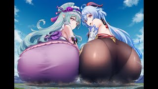 Giantess Yumemizuki Mizuki X Ganyu