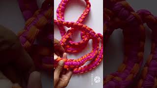 Easy doormat making at home ❤️🏡 , craft with priya #shorts