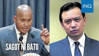 Bato kay Trillanes: Kahit sumama ka pa magserve ng warrant