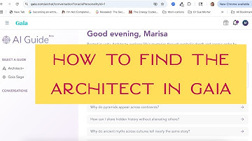 How to find The Architect on GAIA in 18 seconds - Oct 2, 2025