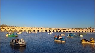 Walking on one of the most historical bridges in Iran | Slow travel