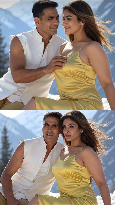 Akshay Kumar and Raveena Tandon injoy Leh main#love #viral #shortvideo