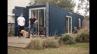 Living Inside a Shipping Container? Anniversary Getaway at The Beach