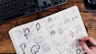 How To Sketch Logo Design Ideas (Professionally) 🚀