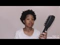 Kwanele afro hair straightening brush tutorial 101 (full video)