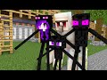 Monster School : STRONG BABY ENDERMAN FAMILY - Minecraft Animation