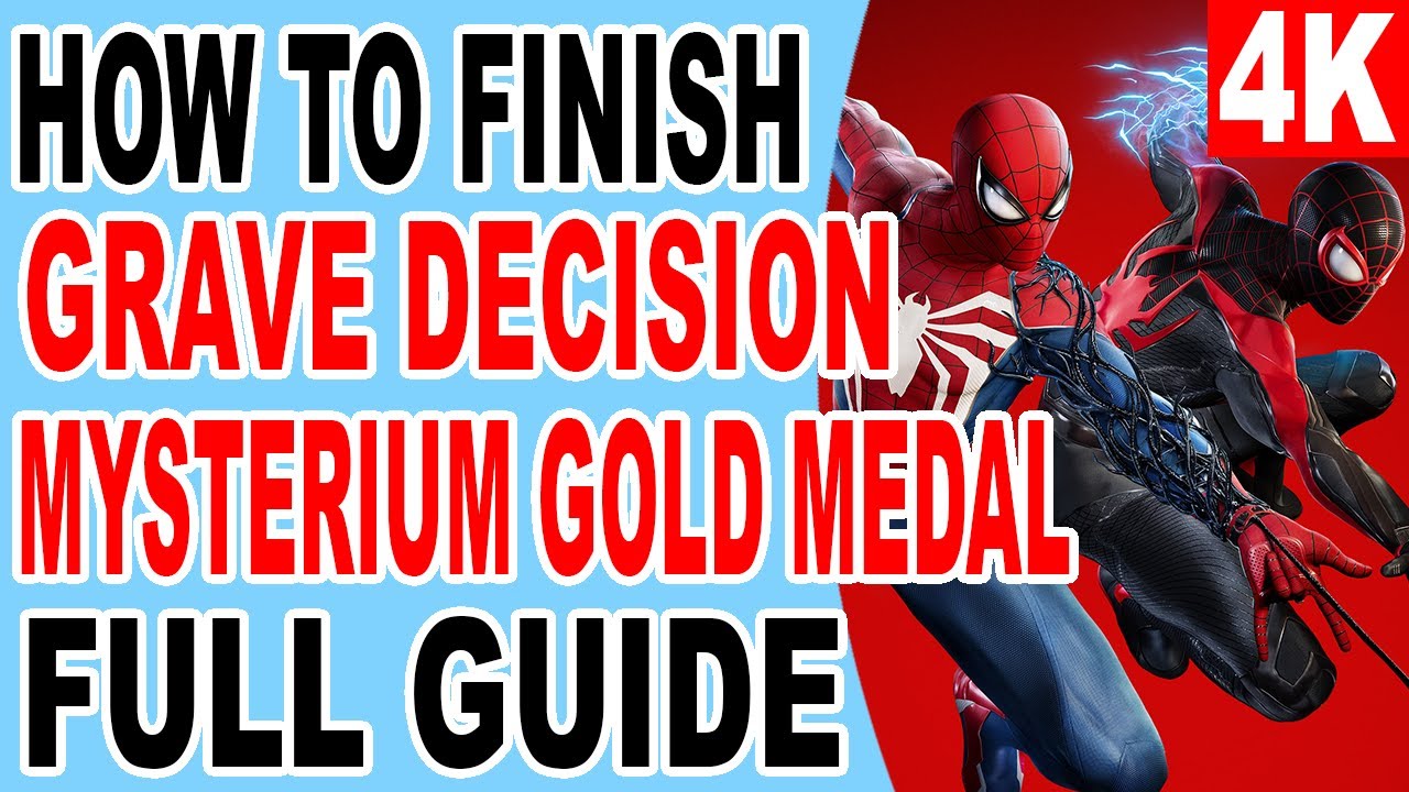 Grave Decision Mysterium in Williamsburg - Easy Gold Medal - Marvel's Spider-Man 2 PS5 Console