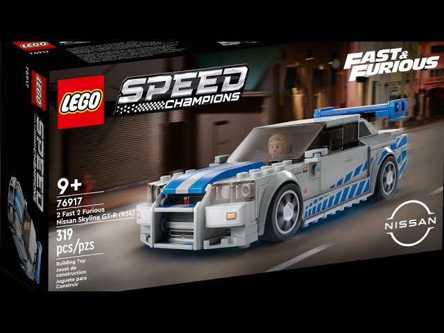 Lego Speed Champions 2 Fast 2 Furious Nissan Skyline Gt-r (r34) 76917 :  Target