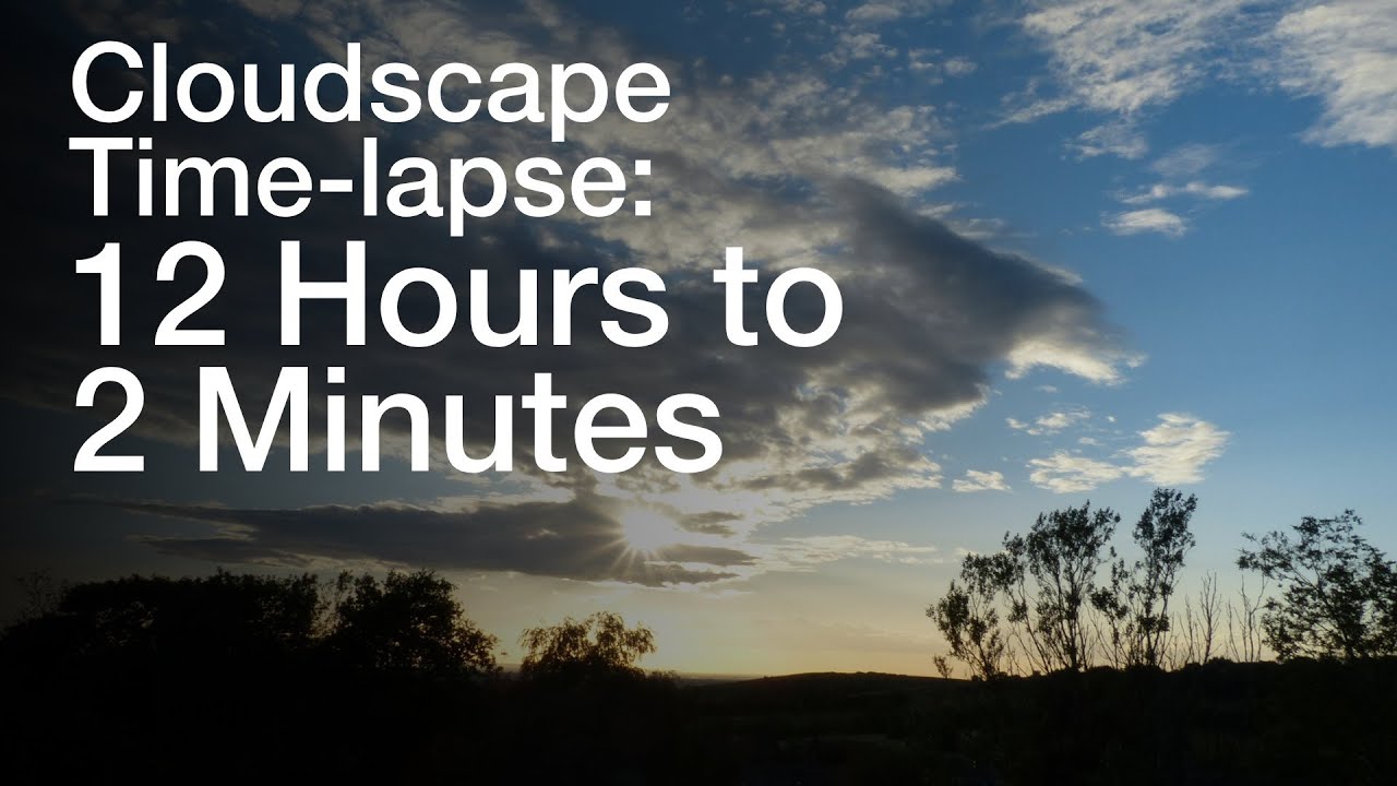 Panasonic FZ200 Cloudscape Time lapse 12 hours to 2 minutes with a JJC TM D Intervelometer