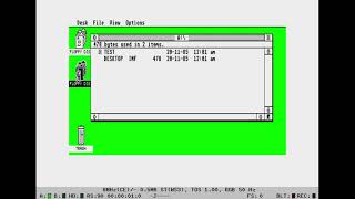 Atari TOS 1.0 UK - 1985 - Atari ST 520 emulated in Hatari