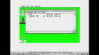 Atari TOS 1.0 UK - 1985 - Atari ST 520 emulated in Hatari