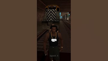 Can cops dodge an oncoming train in GTA games?