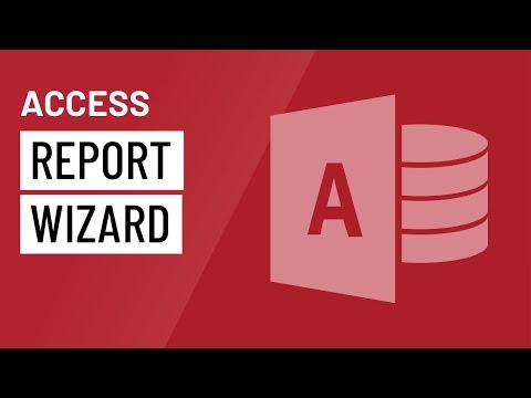 Video: Hoe maak je een rapport met Wizard in Access 2007?