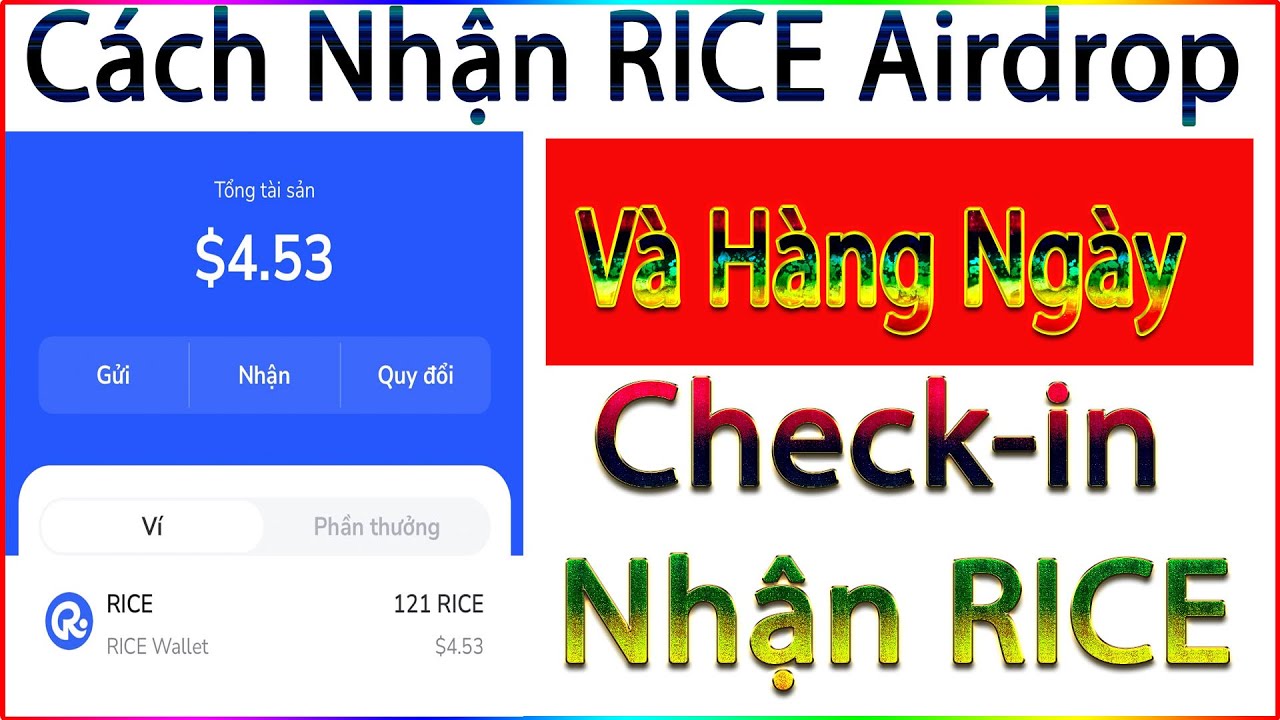 wallet ais  Update New  RICE Wallet Airdrop Trả Token Và Đăng Ký Ví RICE (Check-in) Nhận Token Miễn Phí