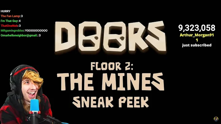 KreekCraft Reacts to Roblox DOORS: FLOOR 2 OFFICIAL SNEAK PEEK