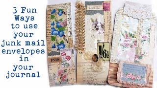 Ideas to use up your junk mail window envelopes