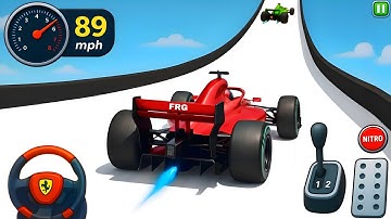 Ultimate Formula Car Racing Stunts 3D - Impossible Mega Ramp GT Car 3D - Android Gameplay #7