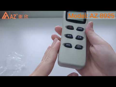 Unboxing the AZ 8925 Sound Level Meter