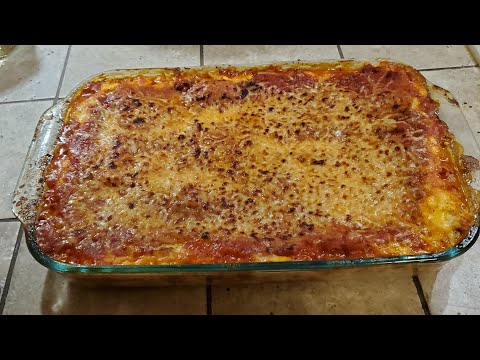delicious lasagna using cottage cheese instead of ricotta