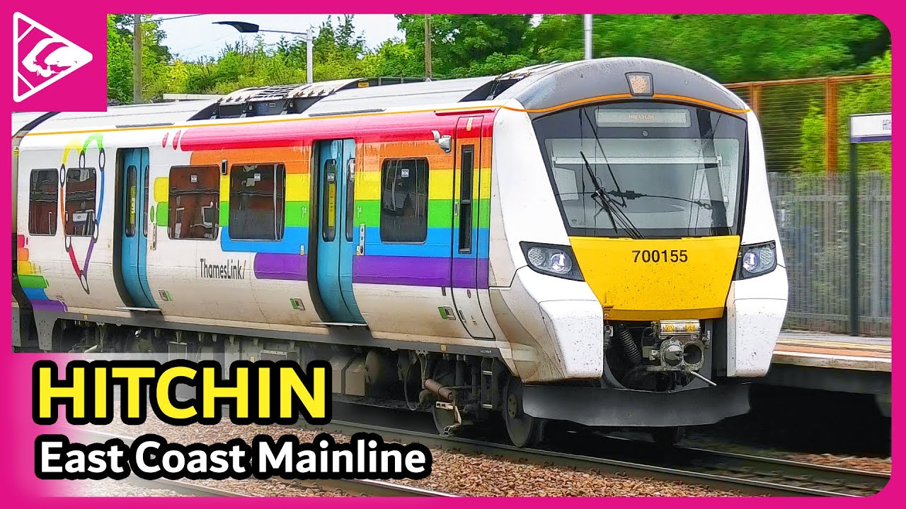 Trains at Hitchin (ECML) 21/07/2023