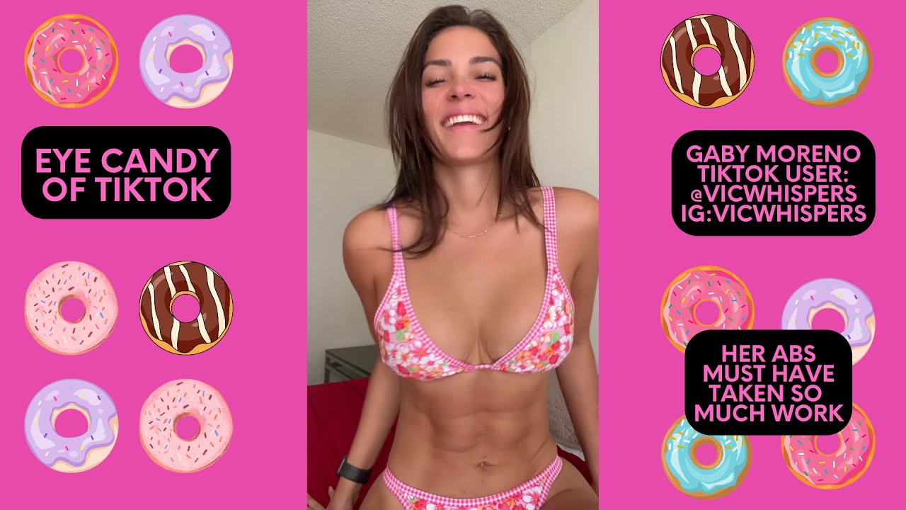 Gaby Moreno (@vicwhispers) has the best abs on all of TikTok!! !#abs #