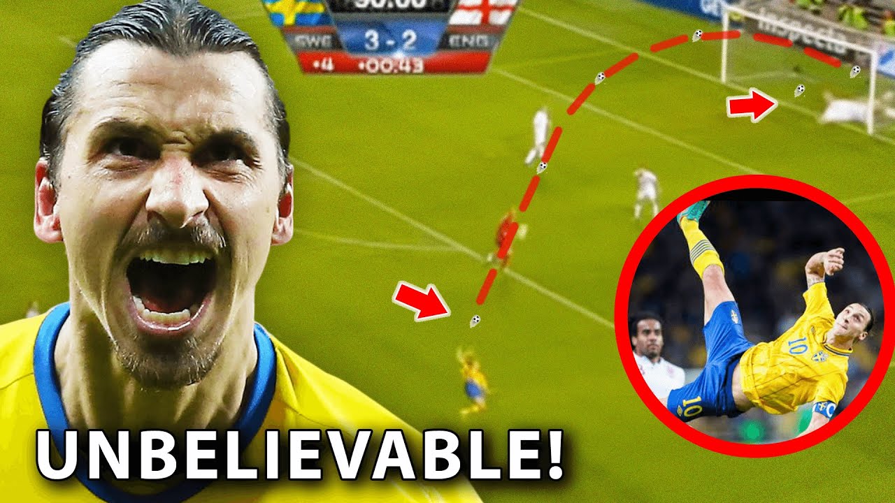 IMPOSSIBLE Goals Scored In Football Matches YouTube