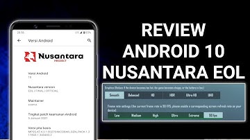 REVIEW NUSANTARA EOL OFFICIAL ANDROID 10 REDMI NOTE 8 GINKGO CUSTOM ROM GAMING
