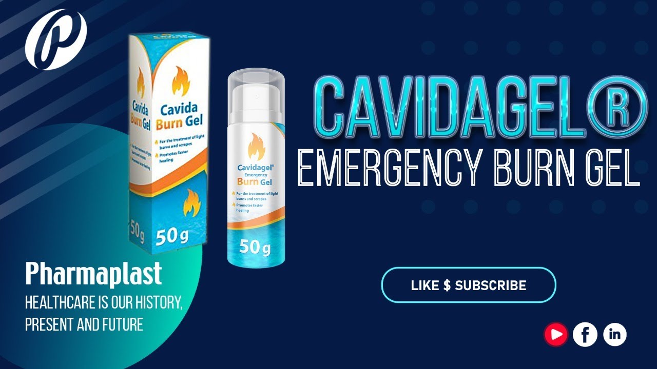 Cavidagel Emergency Burn Gel By Pharmaplast YouTube