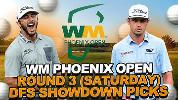 Round 3 Showdown Picks - WM Phoenix Open: Weather, Player Pool, Ownership + Core Plays