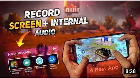 Internal Voice Recording in Android phone Pubg Mobile