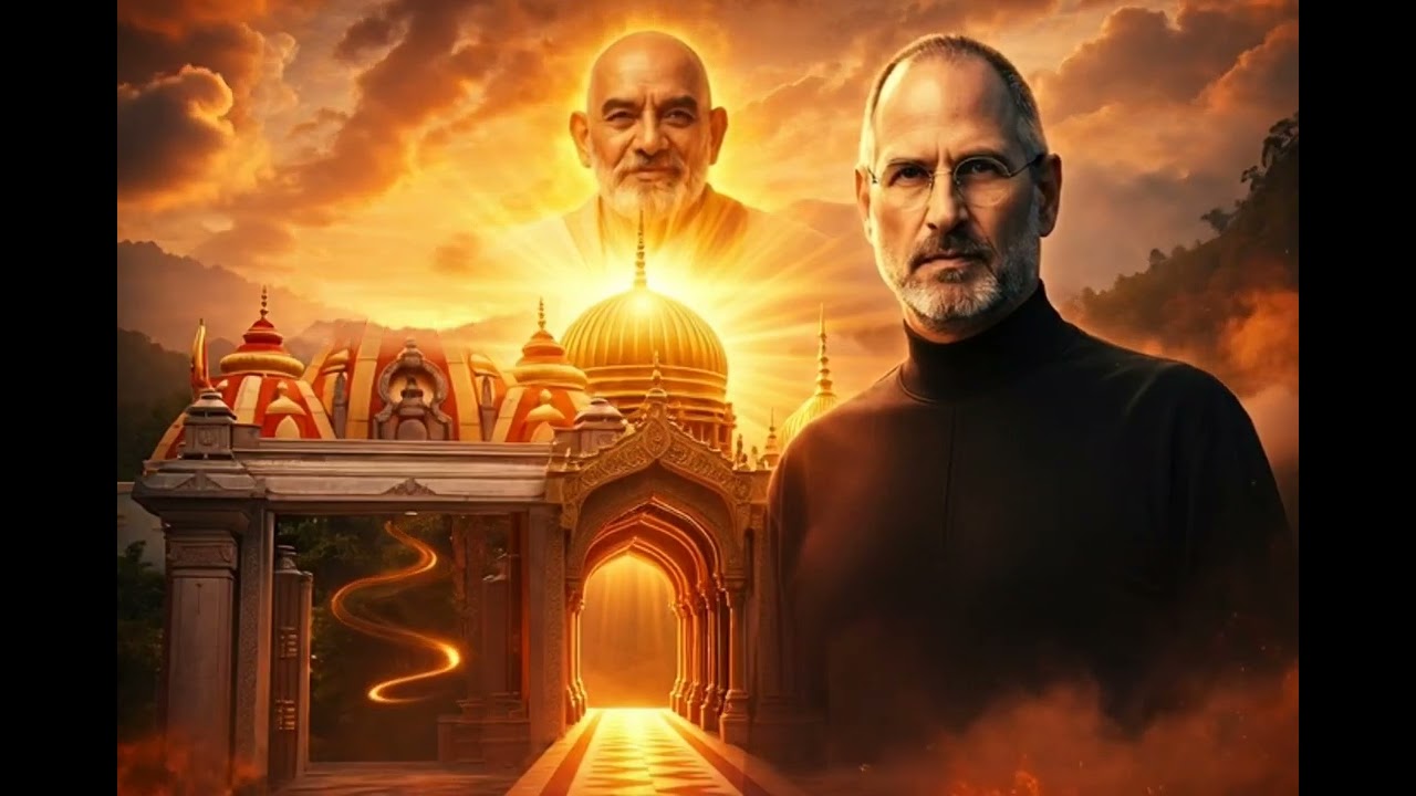 स्टीव जॉब्स कैंची धाम चमत्कार | नीम करोली बाबा ने Apple दी सिद्धि! 🔥
