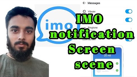 How to Turn Off IMO Notifications on Lock Screen | Stop Lock Screen Notification of IMO Messenger