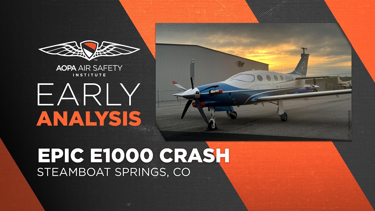 Early Analysis: Epic E1000 Crash at Steamboat Springs